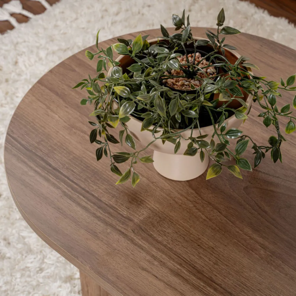Drawer SAM Table basse ovale en bois 119x60cm