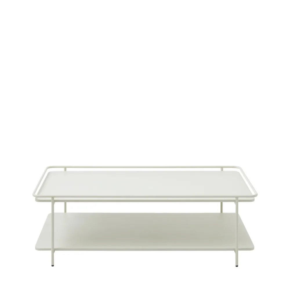 Drawer SARANDA Table basse 2 plateaux en métal