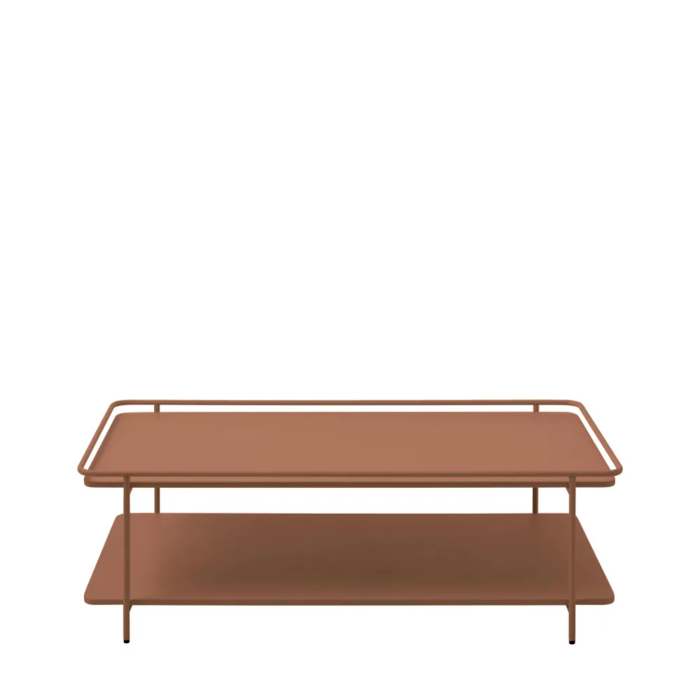 Drawer SARANDA Table basse 2 plateaux en métal