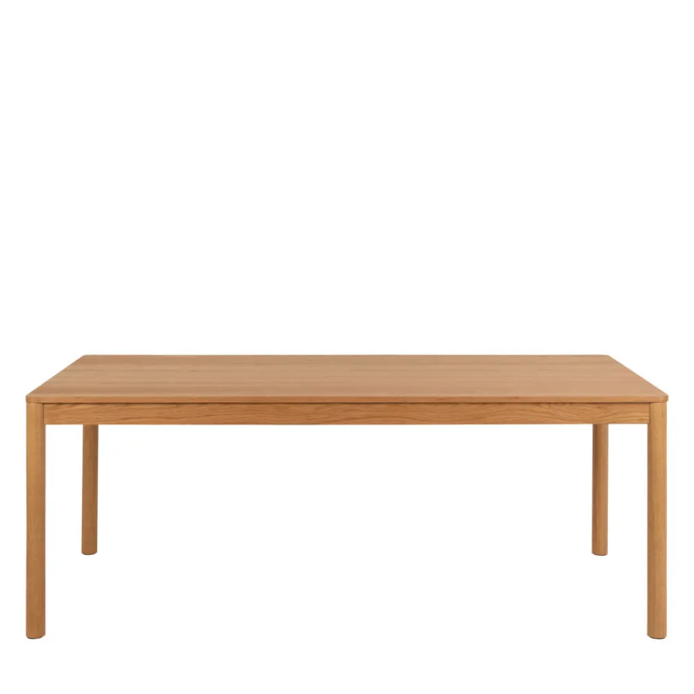 Drawer SAVACOU Table à manger extensible 8 à 12 personnes en bois 200-300x100cm