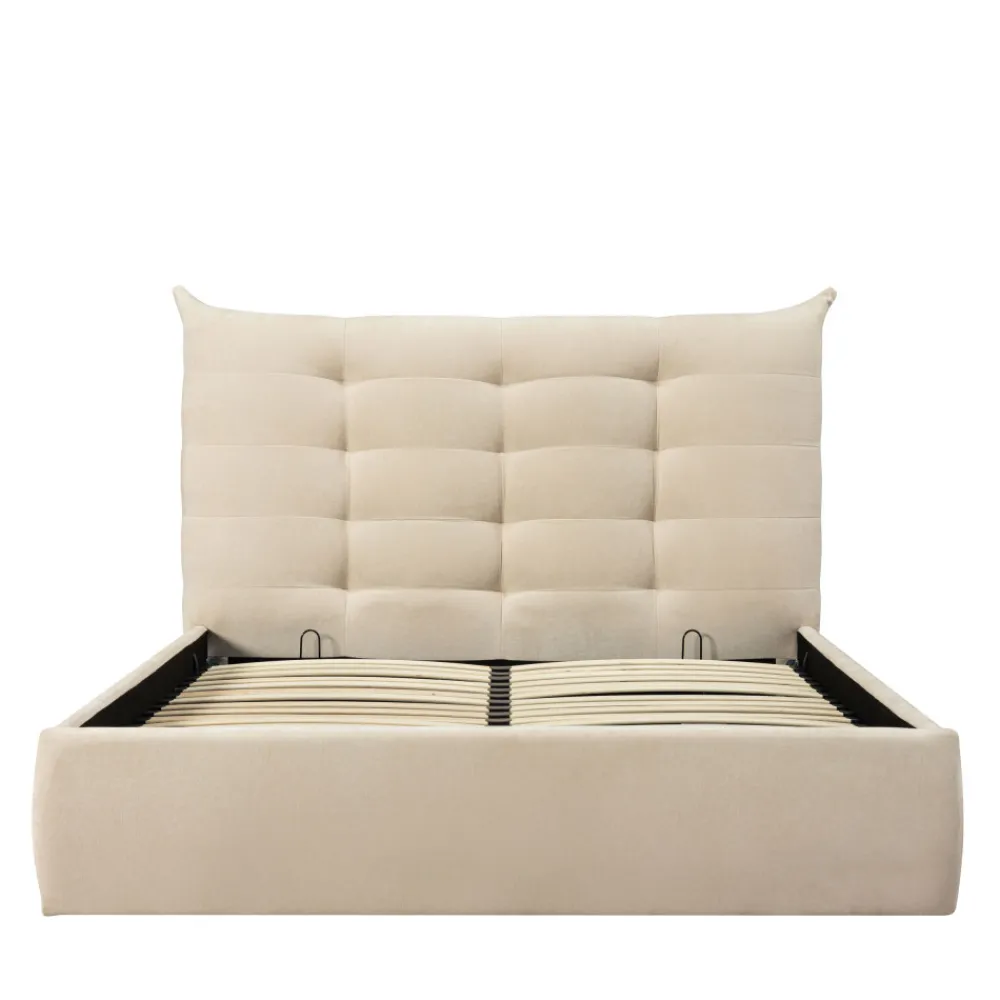 Drawer SERENITA Lit coffre en tissu 140x190cm