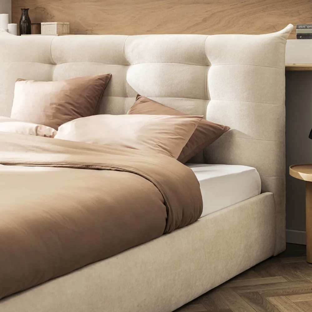 Drawer SERENITA Lit coffre en tissu 140x190cm