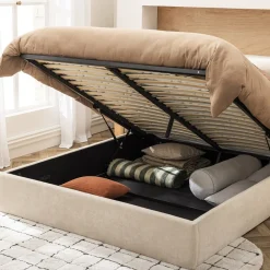 Drawer SERENITA Lit coffre en tissu 140x190cm