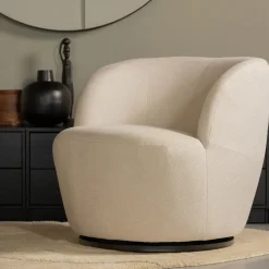 Woood SERRA Fauteuil pivotant design en tissu