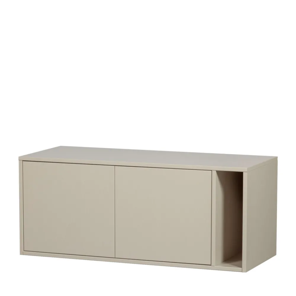 Vtwonen SETTLE DOWN Meuble TV 2 portes en bois L108cm
