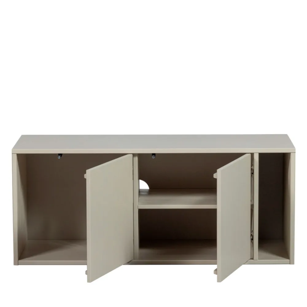 Vtwonen SETTLE DOWN Meuble TV 2 portes en bois L108cm