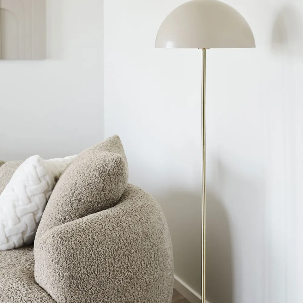 House Nordic SHEFFIELD Lampadaire en marbre et métal H115cm