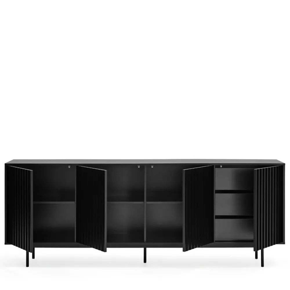Teulat SIERRA Buffet en bois 4 portes 3 tiroirs L211cm