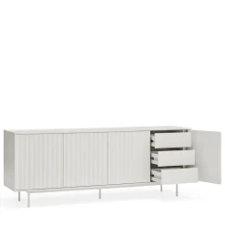 Teulat SIERRA Buffet en bois 4 portes 3 tiroirs L211cm