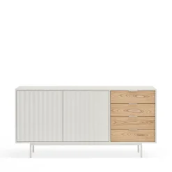 Teulat SIERRA Buffet en bois 2 portes 4 tiroirs L159,2cm