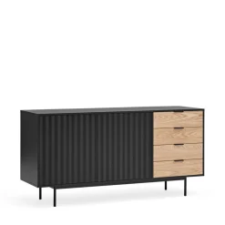 Teulat SIERRA Buffet en bois 2 portes 4 tiroirs L159,2cm