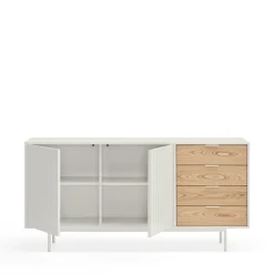 Teulat SIERRA Buffet en bois 2 portes 4 tiroirs L159,2cm