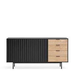 Teulat SIERRA Buffet en bois 2 portes 4 tiroirs L159,2cm