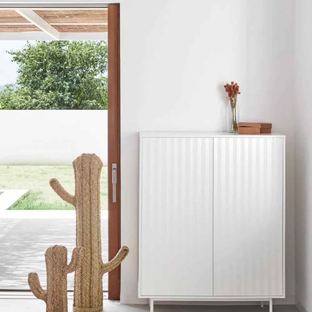 Teulat SIERRA Buffet haut en bois 2 portes 2 tiroirs