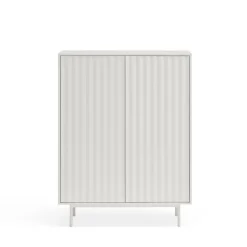 Teulat SIERRA Buffet haut en bois 2 portes 2 tiroirs