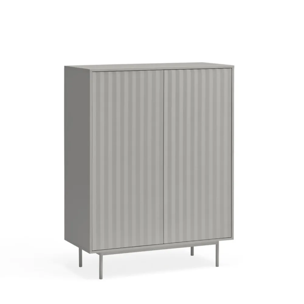 Teulat SIERRA Buffet haut en bois 2 portes 2 tiroirs