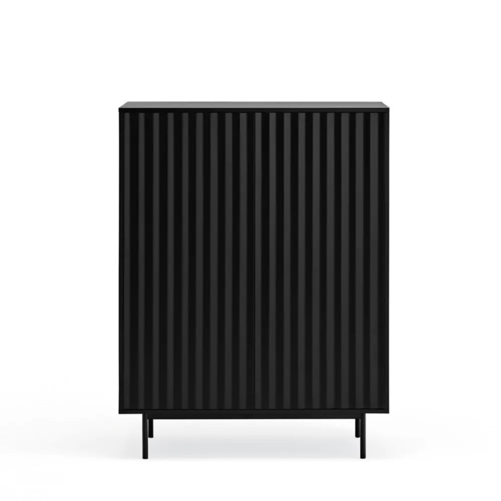 Teulat SIERRA Buffet haut en bois 2 portes 2 tiroirs