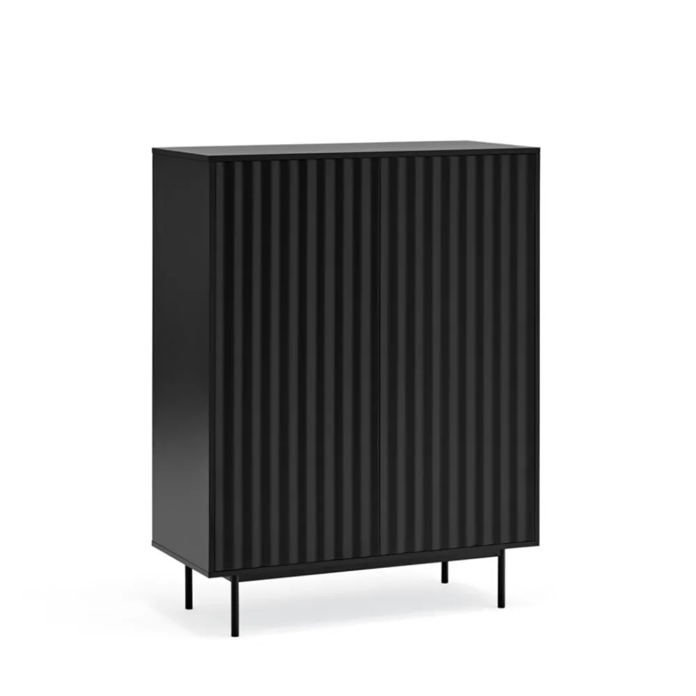 Teulat SIERRA Buffet haut en bois 2 portes 2 tiroirs