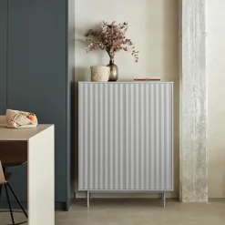 Teulat SIERRA Buffet haut en bois 2 portes 2 tiroirs