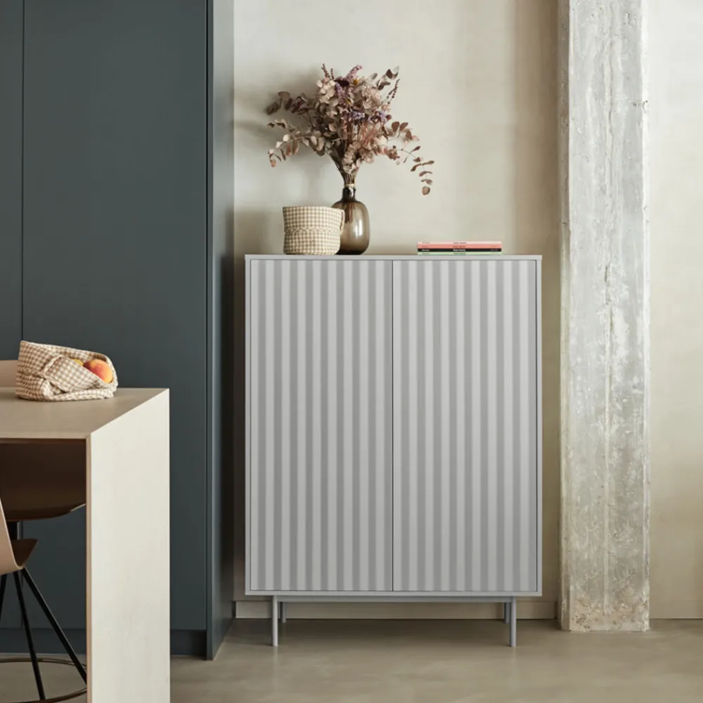 Teulat SIERRA Buffet haut en bois 2 portes 2 tiroirs