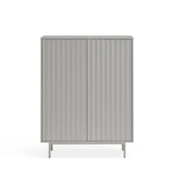 Teulat SIERRA Buffet haut en bois 2 portes 2 tiroirs