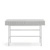 Teulat SIERRA Bureau 2 tiroirs en bois et métal L120cm