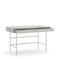 Teulat SIERRA Bureau 2 tiroirs en bois et métal L120cm