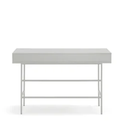 Teulat SIERRA Bureau 2 tiroirs en bois et métal L120cm
