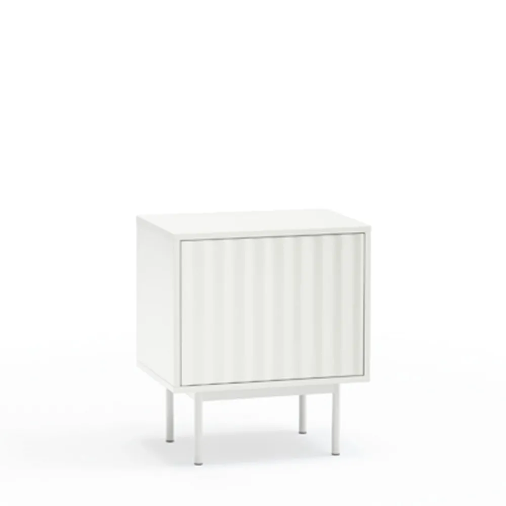Teulat SIERRA Table de chevet 1 porte 2 tiroirs en bois