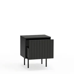 Teulat SIERRA Table de chevet 1 porte 2 tiroirs en bois
