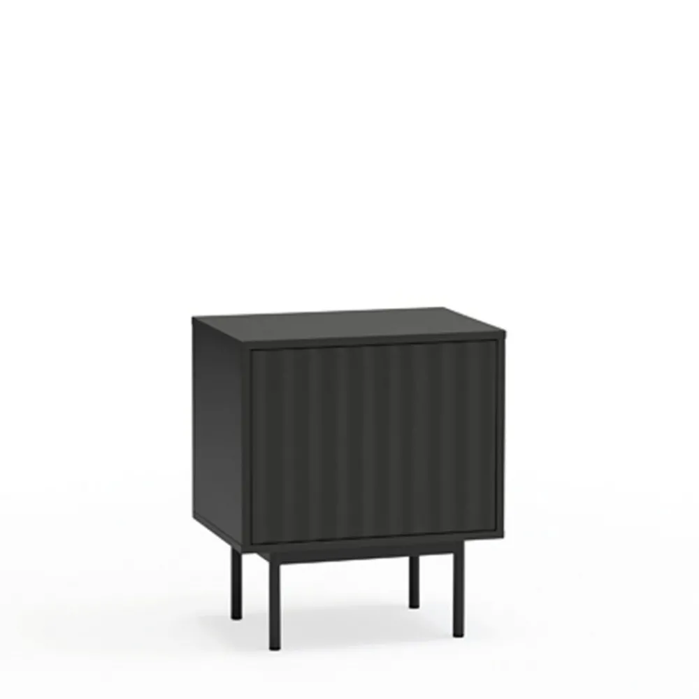 Teulat SIERRA Table de chevet 1 porte 2 tiroirs en bois