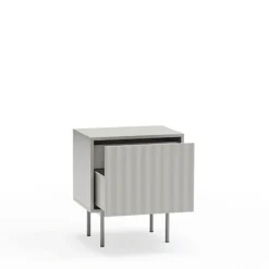Teulat SIERRA Table de chevet 1 porte 2 tiroirs en bois