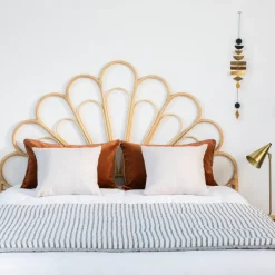 Drawer SINGARAJA Tête de lit design en rotin 148cm