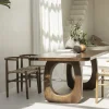 Drawer SINJAI Table à manger 8 personnes en bois massif