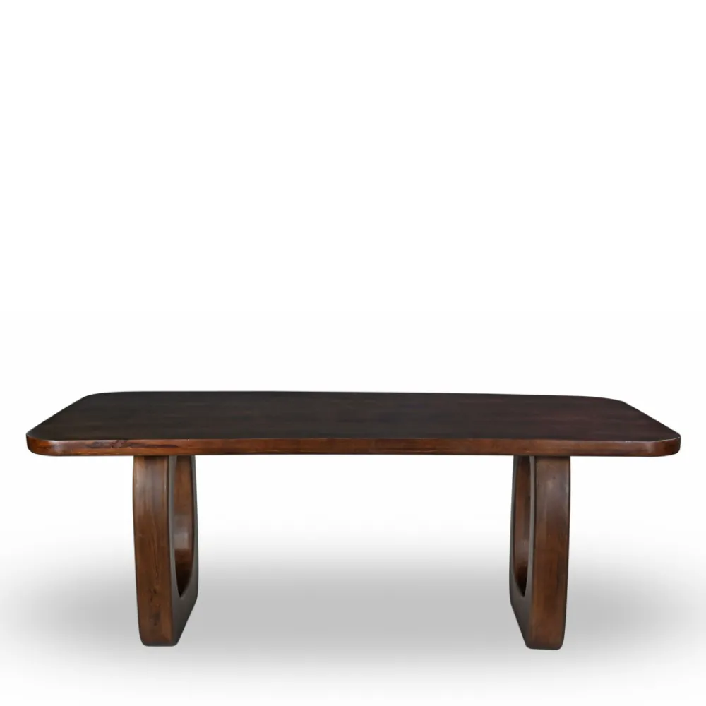 Drawer SINJAI Table à manger 8 personnes en bois massif
