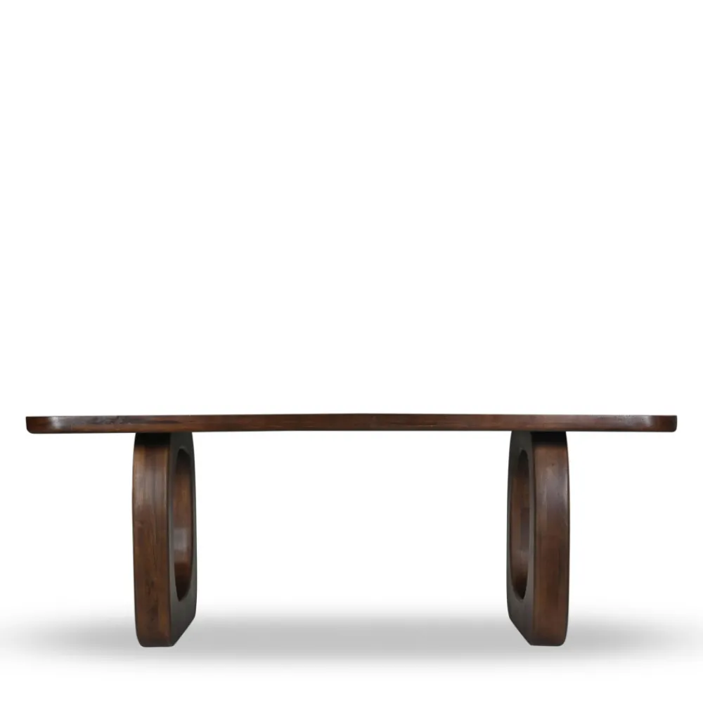 Drawer SINJAI Table à manger 8 personnes en bois massif