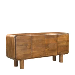 Drawer SIRA Buffet 4 portes en bois massif L160cm