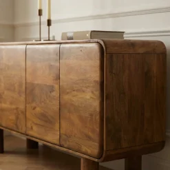 Drawer SIRA Buffet 4 portes en bois massif L160cm
