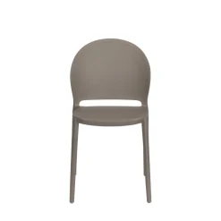 No name SJOERD Lot de 4 chaises intérieur et extérieur en plastique