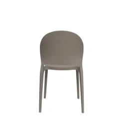 No name SJOERD Lot de 4 chaises intérieur et extérieur en plastique