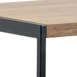 Drawer SKAL Ensemble table de bar pour 4 personnes en bois et métal H105cm