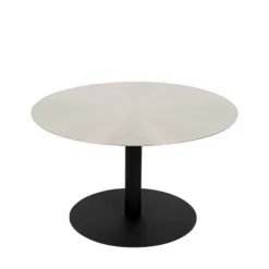 Zuiver SNOW Table basse ronde en métal brossé ø60cm