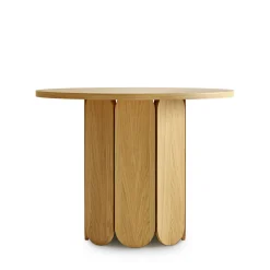 Woodman SOFT Table à manger 4 personnes ronde en bois