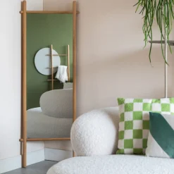 No name SOLENE Miroir en bois 58x160cm