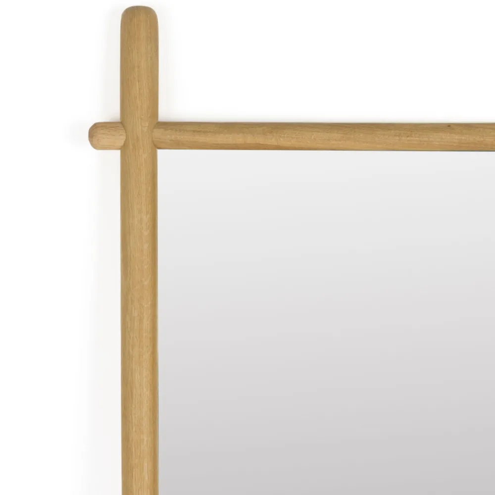 No name SOLENE Miroir en bois 58x160cm