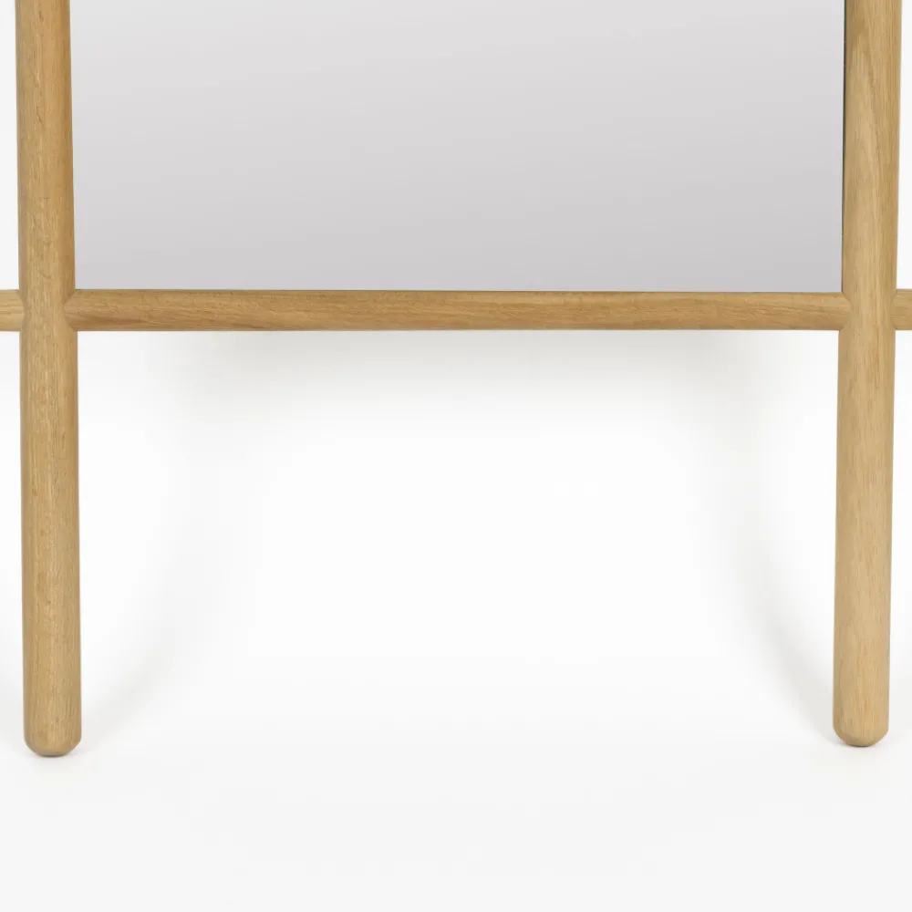No name SOLENE Miroir en bois 58x160cm