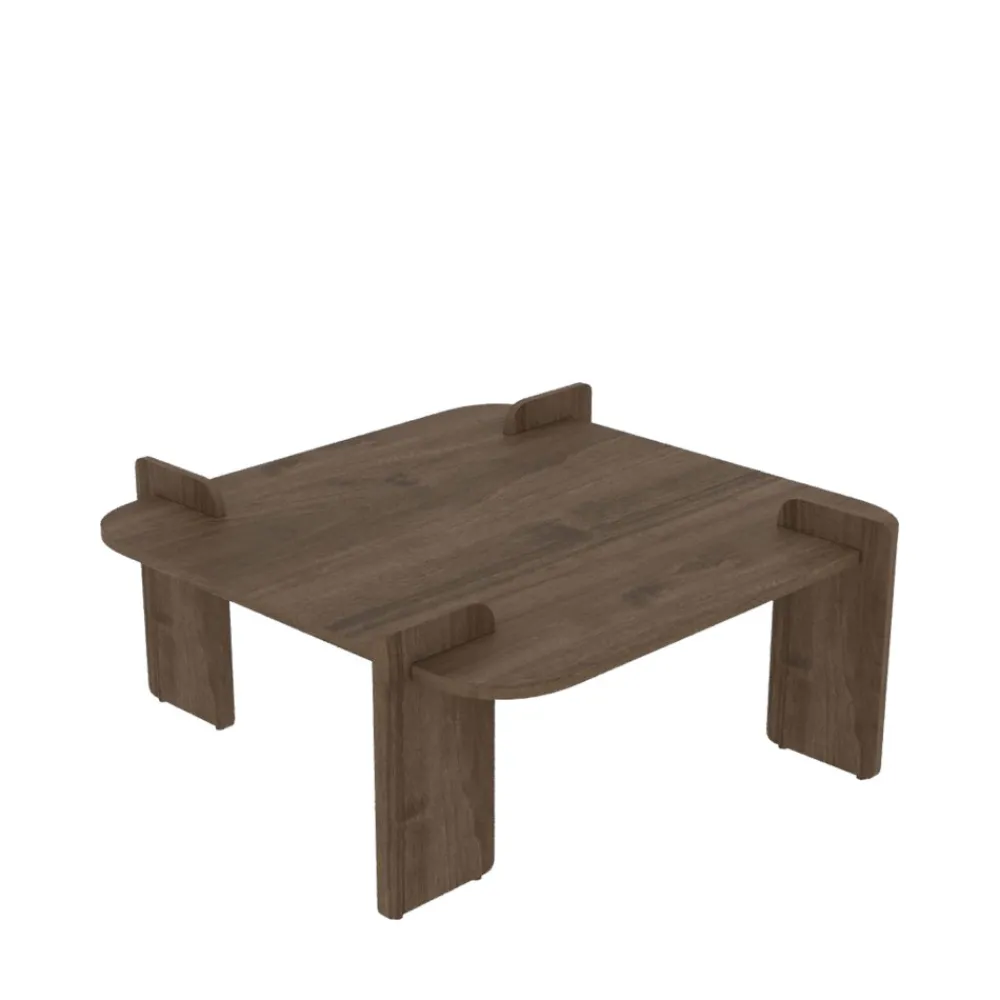 Drawer SOLENI Table basse en bois 90x90cm