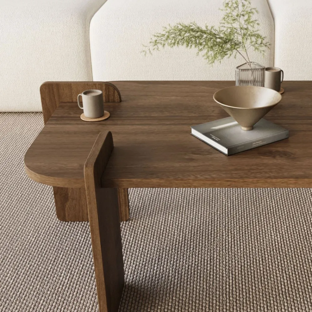 Drawer SOLENI Table basse en bois 120x60cm