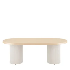 House Nordic SOLVA Table à manger 10 personnes ovale en bois