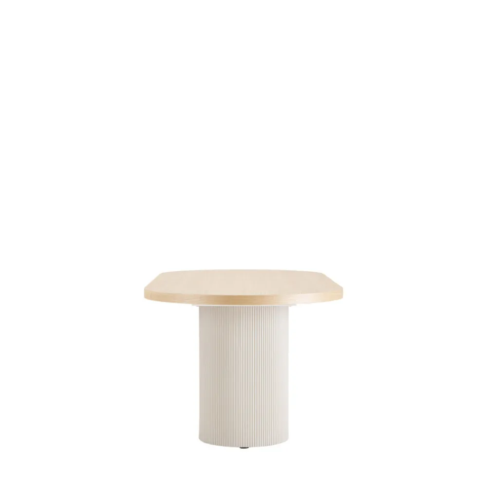 House Nordic SOLVA Table à manger 10 personnes ovale en bois